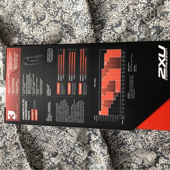 New ZXU compression tights leggings black stripe SMALL - Picture 7 of 9